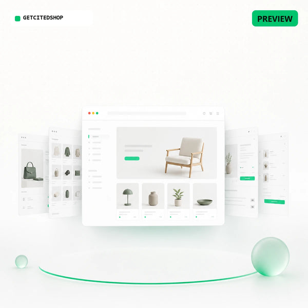 Cited Theme - AI-optimized Shopify theme preview cover